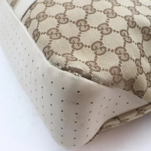 Gucci Tote Bag Brown Canvas - Picture 9 of 13